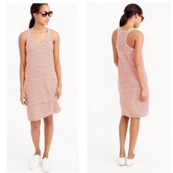 J. Crew Dresses & Skirts - J. Crew striped cotton racerback tank dress